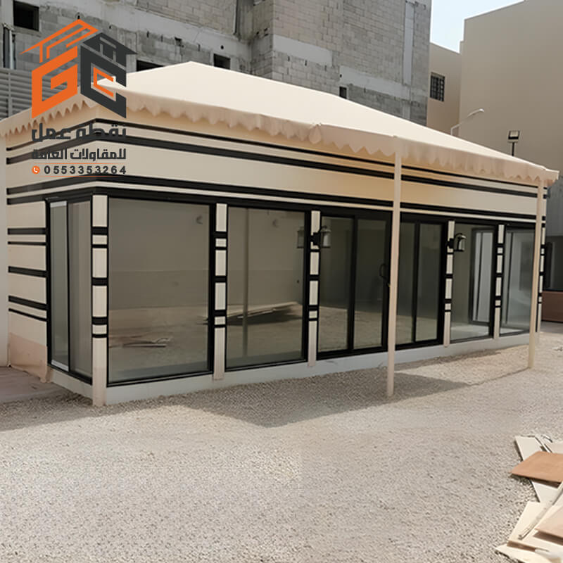 بيوت شعر جميلة من مؤسسة نقطة عمل