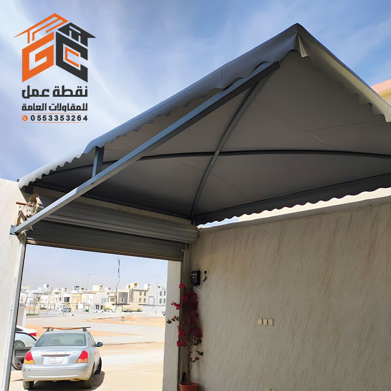 مظلات سيارات حديثة بالرياض