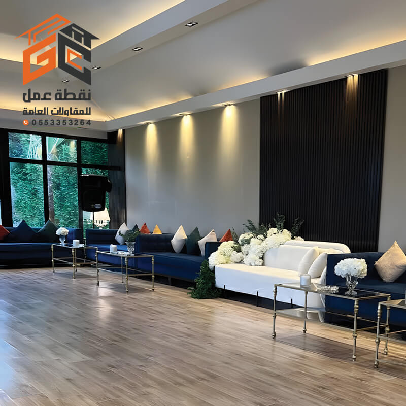 أفضل ديكور داخلي للخيام من مؤسسة نقطة عمل