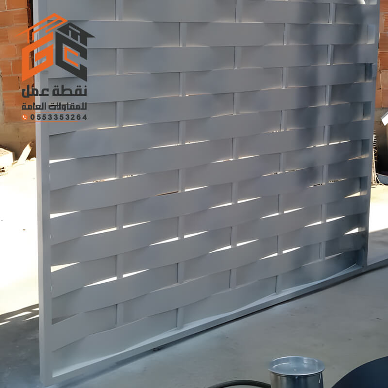 تركيب سواتر شرائح حديد الرياض