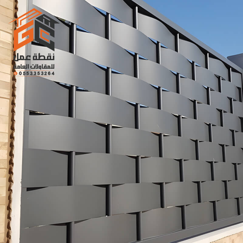 تنفيذ سواتر حديد الرياض مؤسسة نقطة عمل