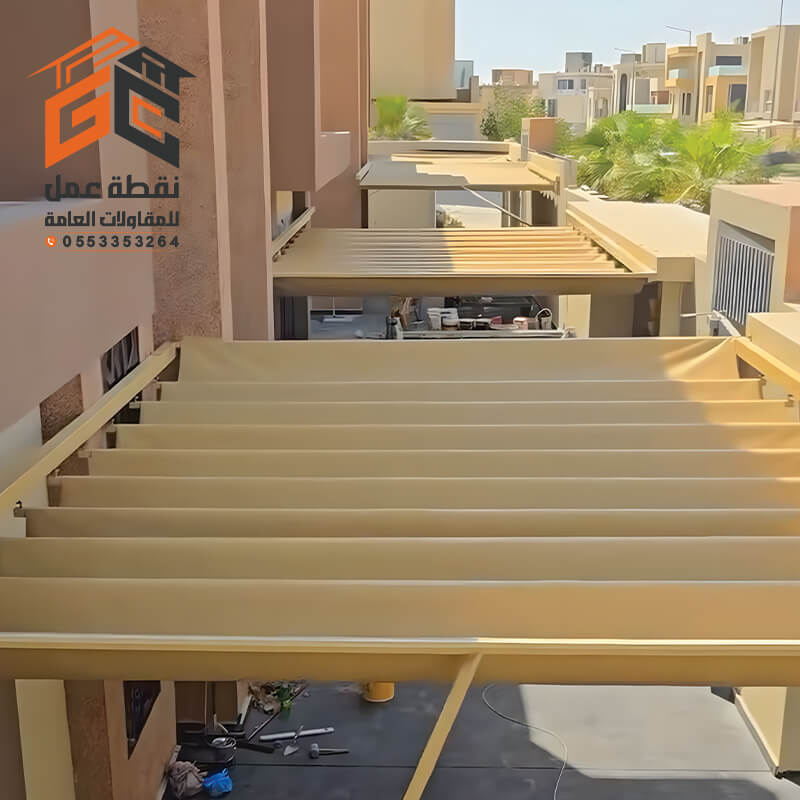 مظلات سحب يدوي سهولة الفتح والاغلاق بالرياض