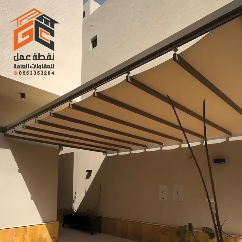 مظلة سحب يدوي