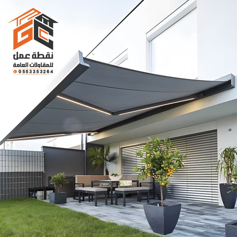 مظلات كهرباء تعمل بالريموت كنترول