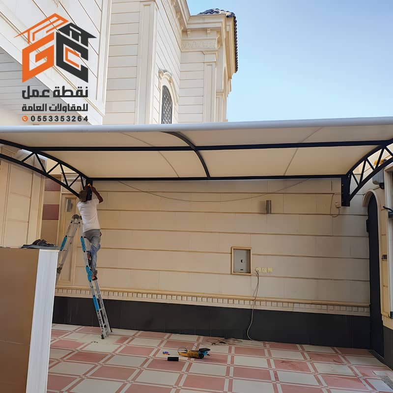 حداد تركيب مظلات سيارات في الرياض