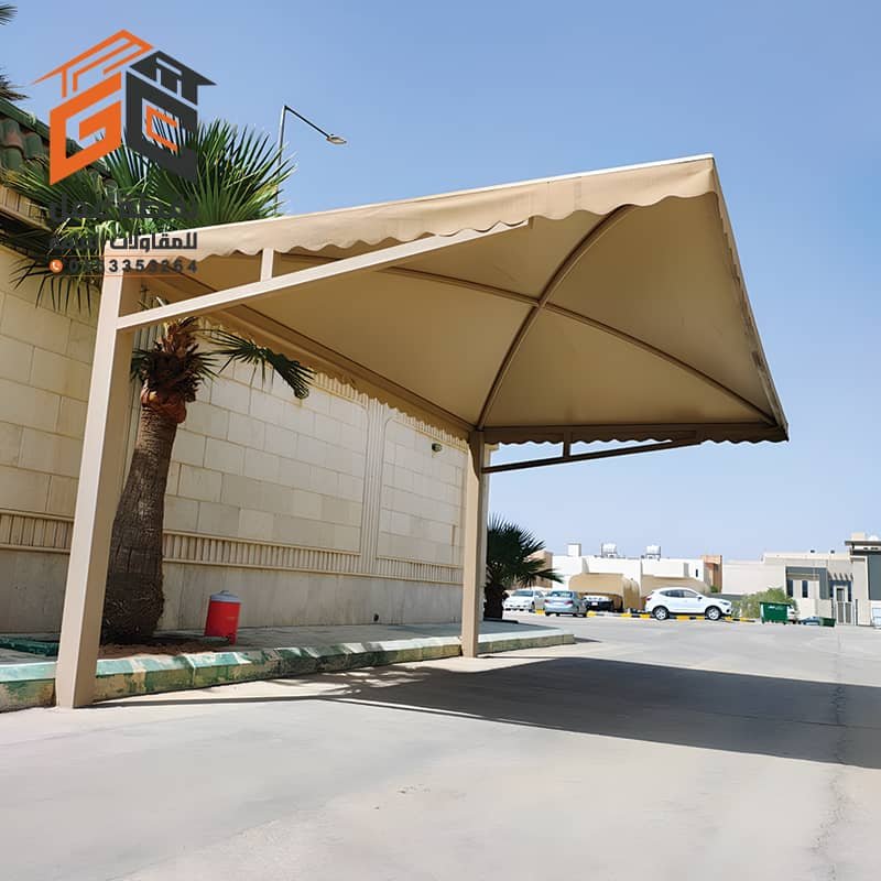 مظلات سيارات في الرياض مؤسسة نقطة عمل