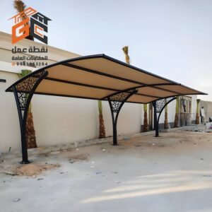 مظلات سيارات كابولي حديثة بدون اعمد امامية