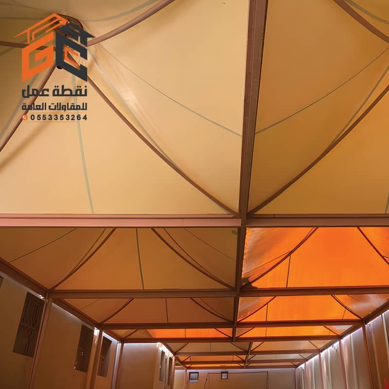 مظلات مدارس حديثة